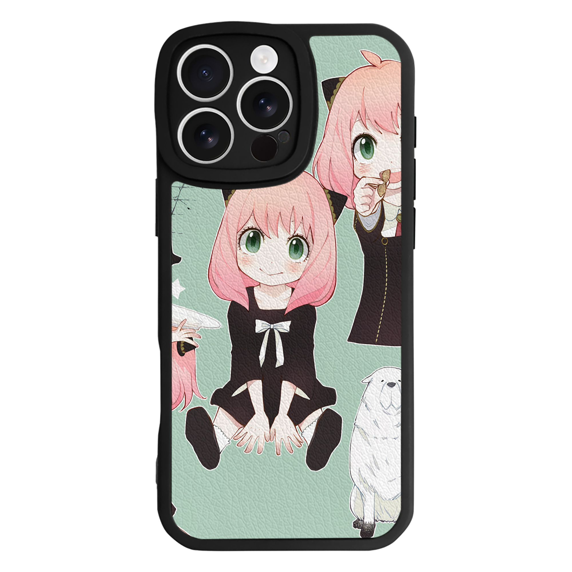 （画像用） SPY×FAMILY间谍家家酒 【iPhone 16シリーズ対応】シリコンスマホケース（レザー調） 材質：シリコン